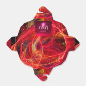 Ballotins MONOGRAMME rose rouge EN PIERRE DE PHOTON CRAZÉ (Déplié)