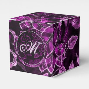 Ballotins Monogramme rose Vintage Cube Ballotin