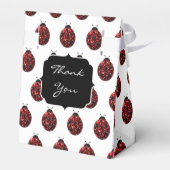 Ballotins Monogramme rouge foncé coccinelle faux parties sci (Arrière)