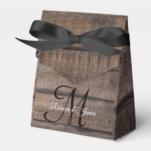Ballotins Monogramme Script Grange Pays Mariage rustique