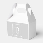 Ballotins Monogramme simple gris clair (Arrière)