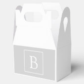 Ballotins Monogramme simple gris clair (Ouvert)