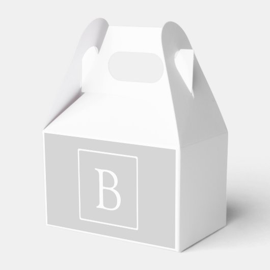 Ballotins Monogramme simple gris clair (Verso)