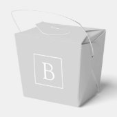 Ballotins Monogramme simple gris clair (Arrière)