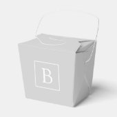 Ballotins Monogramme simple gris clair (Verso)