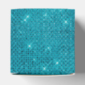 Ballotins Monogramme Turquoise Blue Shimmer - Ajouter Votre  (Haut)