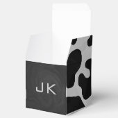 Ballotins Monogramme vache noir et blanc (Ouvert)