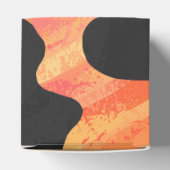 Ballotins Monogramme vache noir et orange Impression (Haut)