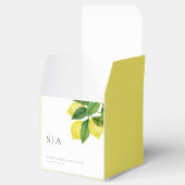 Ballotins Monogrammes Citrus citron Mariage de verdure (Ouvert)