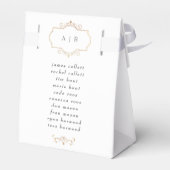 Ballotins monographie de crête d'or classique mariage numéro (Arrière)