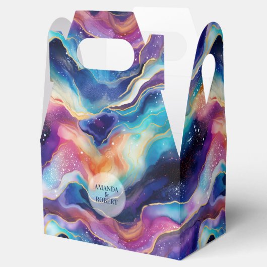 Ballotins Monographie de parties scintillant d'agate arc-en- (Ouvert)