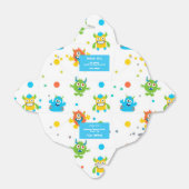 Ballotins Monster chalkboard thème anniversaire ballotin de  (Déplié)