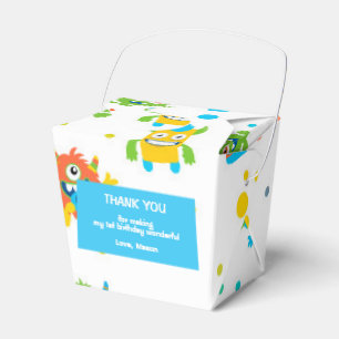 Ballotins Monster chalkboard thème anniversaire ballotin de 