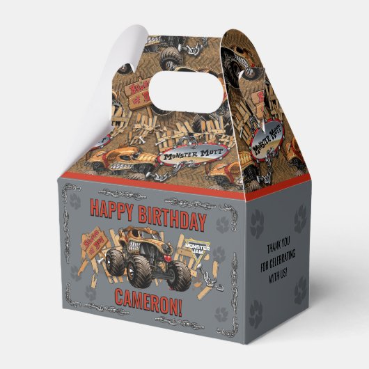 Ballotins Monster Jam - Monster Mutt Anniversaire (Verso)