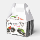 Ballotins Monster truck bash cool modern smash birthday (Verso)