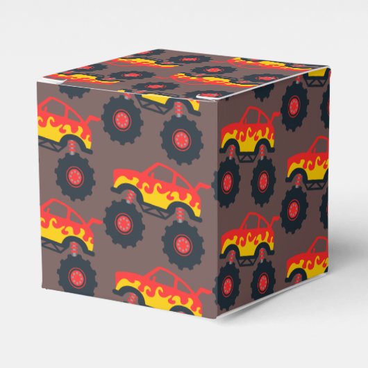 Ballotins Monster Truck Boy fête d'anniversaire (Verso)