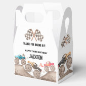 Ballotins Monster Truck Gable Box, boîte cadeau (Ouvert)