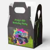 Ballotins Monster Truck Neon Boy fête d'anniversaire (Ouvert)