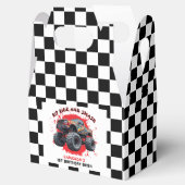 Ballotins Monster Truck Smash À damiers Drapeau 1er annivers (Ouvert)