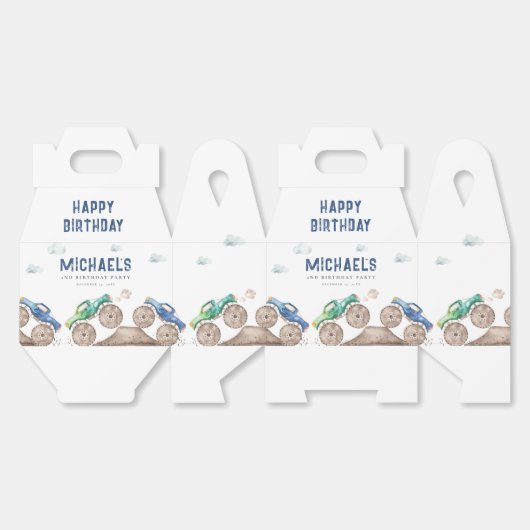 Ballotins Monster Trucks Anniversaire (Déplié)