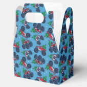 Ballotins Monster Trucks et Motif des arbres de Noël (Ouvert)