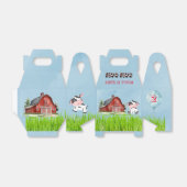 Ballotins Moo Moo Nom Est Deux Garçon Anniversaire Fête (Déplié)