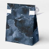 Ballotins Moody Agate | Marine Denim Steel Blue Faux Parties (Arrière)