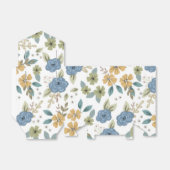 Ballotins Moody Blues Floral Party Box avec Bow (Déplié)