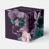 Ballotins Moody Boho | Eggplant foncé Purple et Bouquet Turq (Arrière)