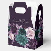 Ballotins Moody Boho | Éggplant foncé violet amour et merci (Ouvert)