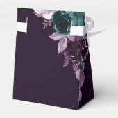 Ballotins Moody Boho | Eggplant foncé violet Merci Turquoise (Arrière)