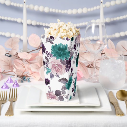 Ballotins Moody Boho | Eggplant pourpre et Motif Turquoise (Mariage)