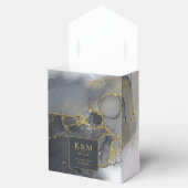 Ballotins Moody Ink Charcoal Gold Abstrait ID988 (Ouvert)