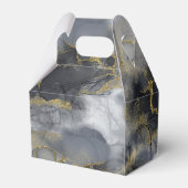 Ballotins Moody Ink Charcoal Gold Abstrait ID988 (Arrière)