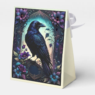 Ballotins Moonlit Raven Suite de mariage floral gothique.