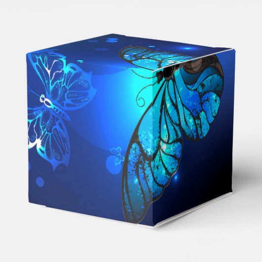 Ballotins Morpho Butterfly in the Dark Background (Arrière)