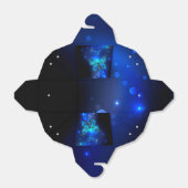 Ballotins Morpho Butterfly in the Dark Background (Déplié)