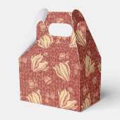 Ballotins Morris Inspiré Lily Flower Botanique Rouge Textile (Arrière)