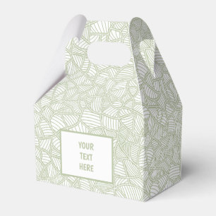 Ballotins Mosaïque feuille aléatoire vert pâle