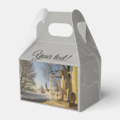 Ballotins Moscou. Hiver. sculpture de lions. (Arrière)