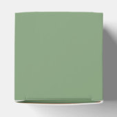 Ballotins Moss Green Starfish Wedding Favor Boxes (Haut)