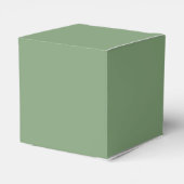 Ballotins Moss Green Starfish Wedding Favor Boxes (Arrière)