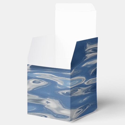 Ballotins Motif abstrait bleu (Ouvert)