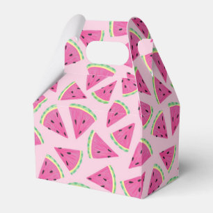 Ballotins Motif amusant de pastèque rose tropicale d'été