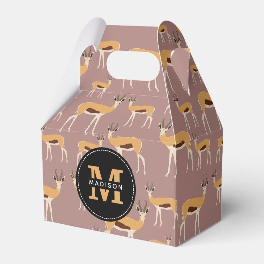 Ballotins Motif animal sauvage d'Antelope (Verso)