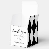 Ballotins Motif arlequin noir blanc (Ouvert)