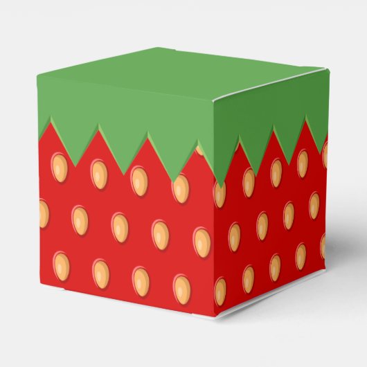 Ballotins Motif Arrière - plan de fraises Ballotin (Arrière)