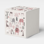 Ballotins motif avec de mignons éléphants et girafes géant (Verso)