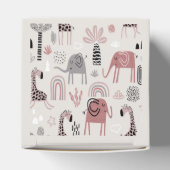 Ballotins motif avec de mignons éléphants et girafes géant (Haut)