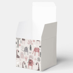 Ballotins motif avec de mignons éléphants et girafes géant